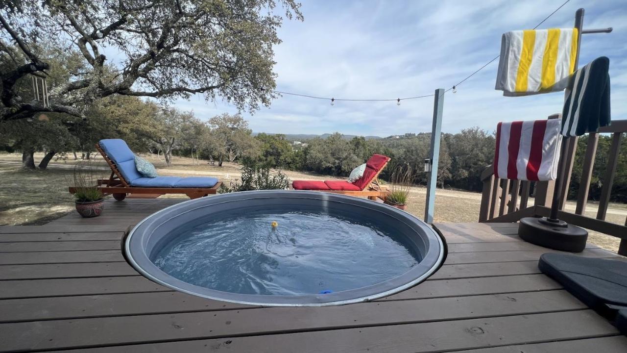 Hill Country Highland'S Bluebonnet Cottage Marble Falls Bagian luar foto