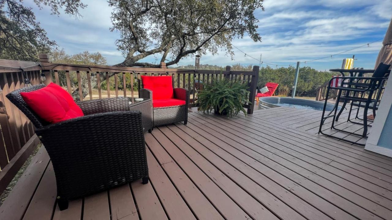 Hill Country Highland'S Bluebonnet Cottage Marble Falls Bagian luar foto