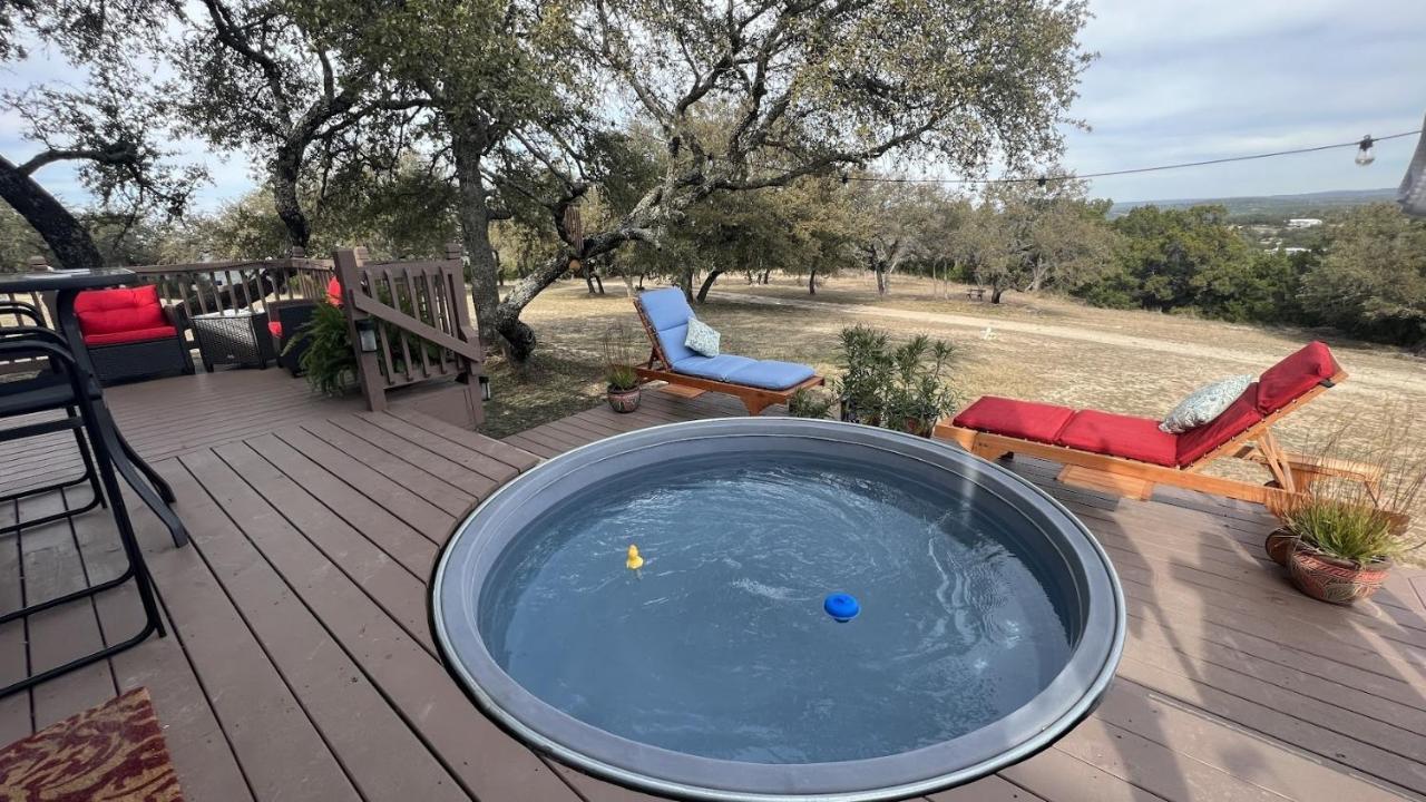 Hill Country Highland'S Bluebonnet Cottage Marble Falls Bagian luar foto