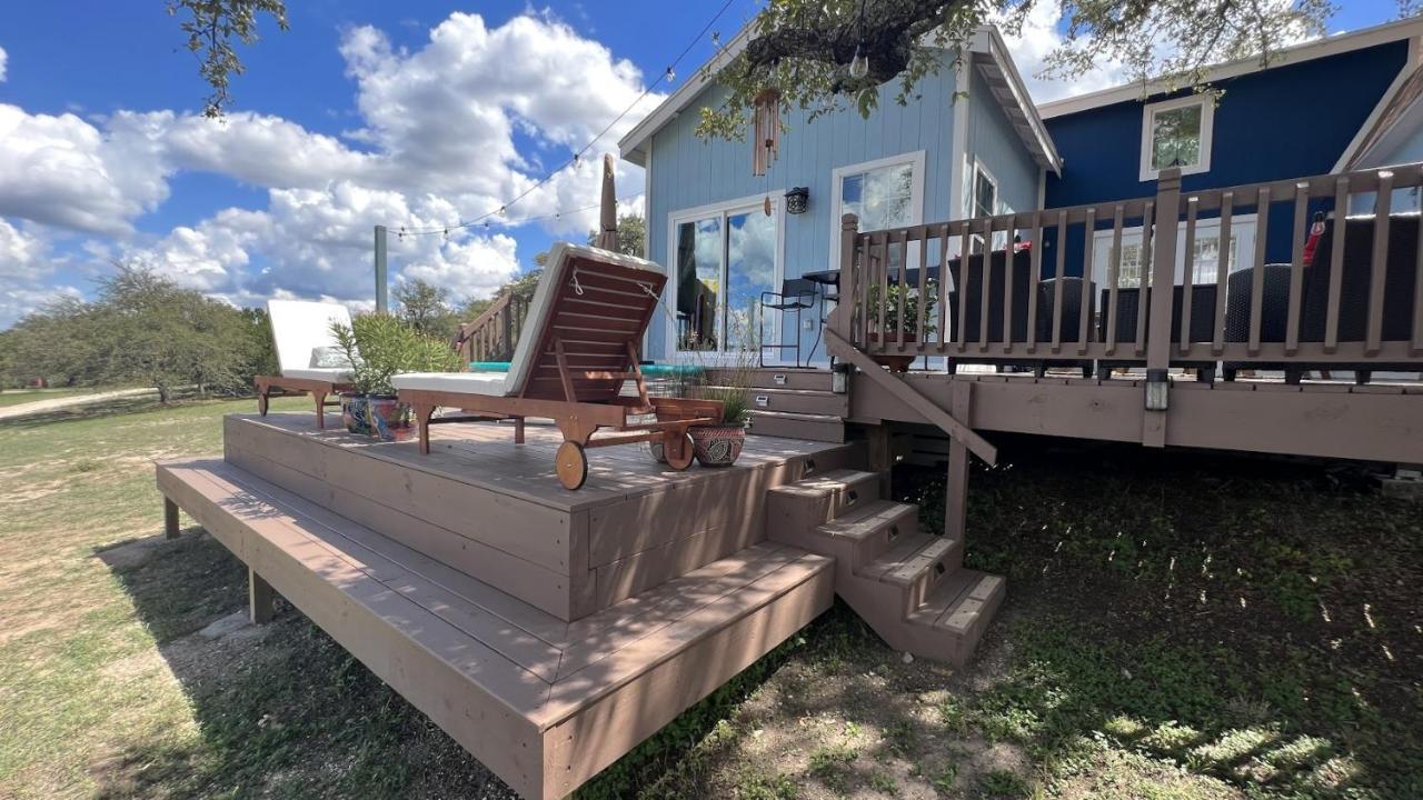 Hill Country Highland'S Bluebonnet Cottage Marble Falls Bagian luar foto