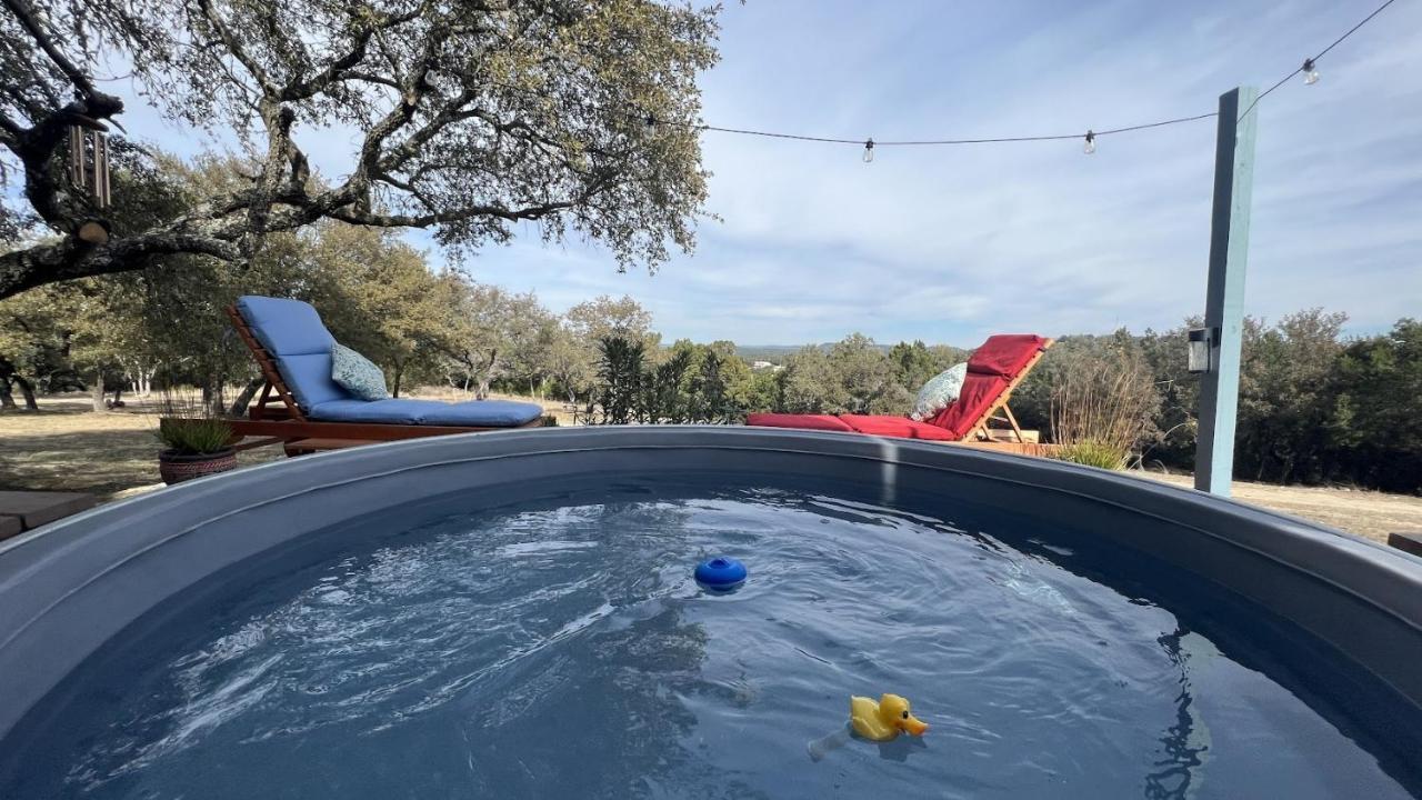 Hill Country Highland'S Bluebonnet Cottage Marble Falls Bagian luar foto